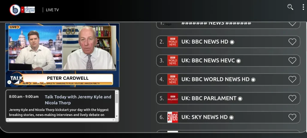 Explore Channels iptv uk