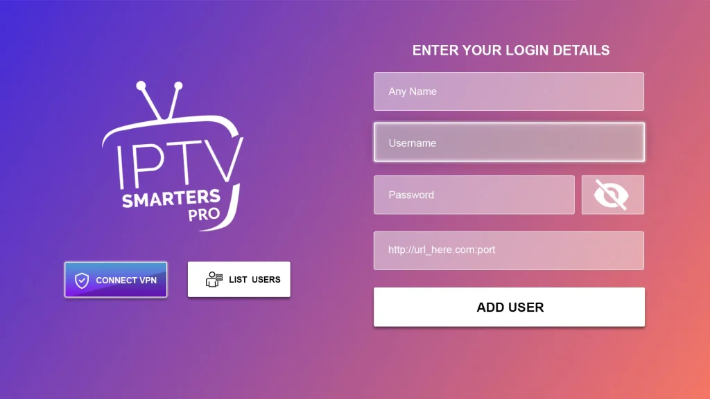 login iptv uk