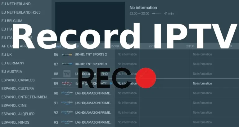 Record Shows with an IPTV Subscription on Firestick?